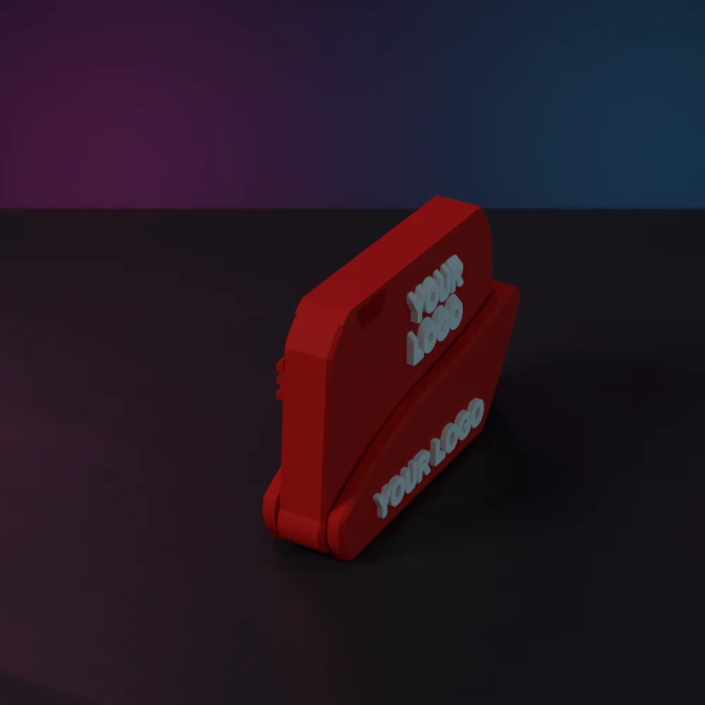 Render of a finished Jar Seal Opener on the print bed