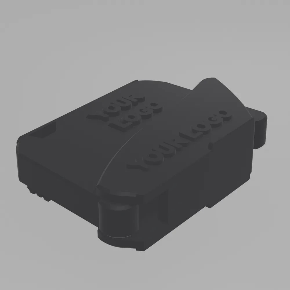Black Jar Seal Opener render with YOUR LOGO embossed on the housing